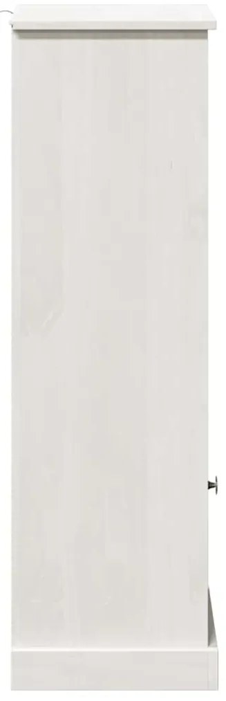 vidaXL Ντουλάπι Μπάνιου VIGO Λευκό και Αντίκα Λευκό 37 x 34 x 110 εκ