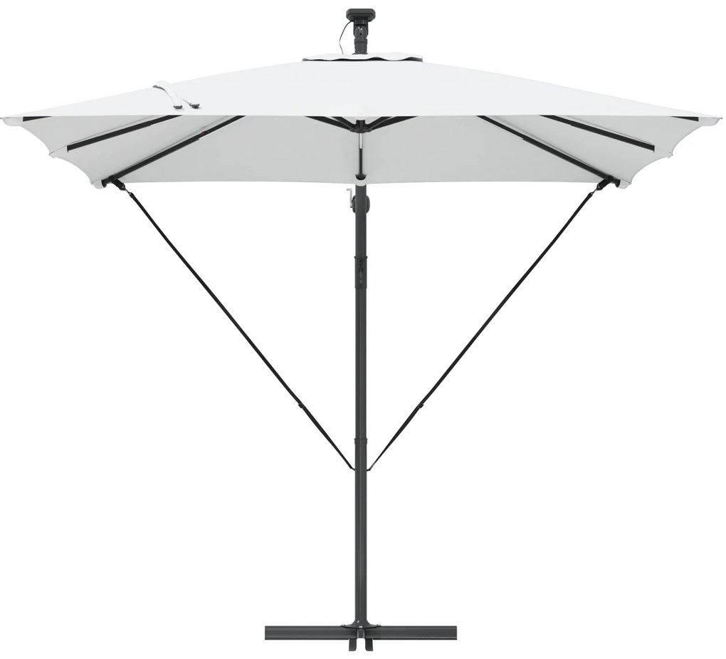 vidaXL Ομπρέλα Cantilever Banana Άμμος 249 x 249 x 250 εκ.