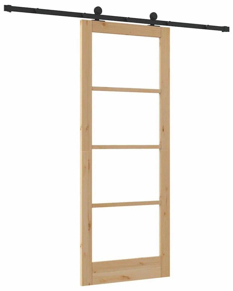 vidaXL Συρόμενη Πόρτα με το Σετ Hardware 'ORKDAL'83x211 cm