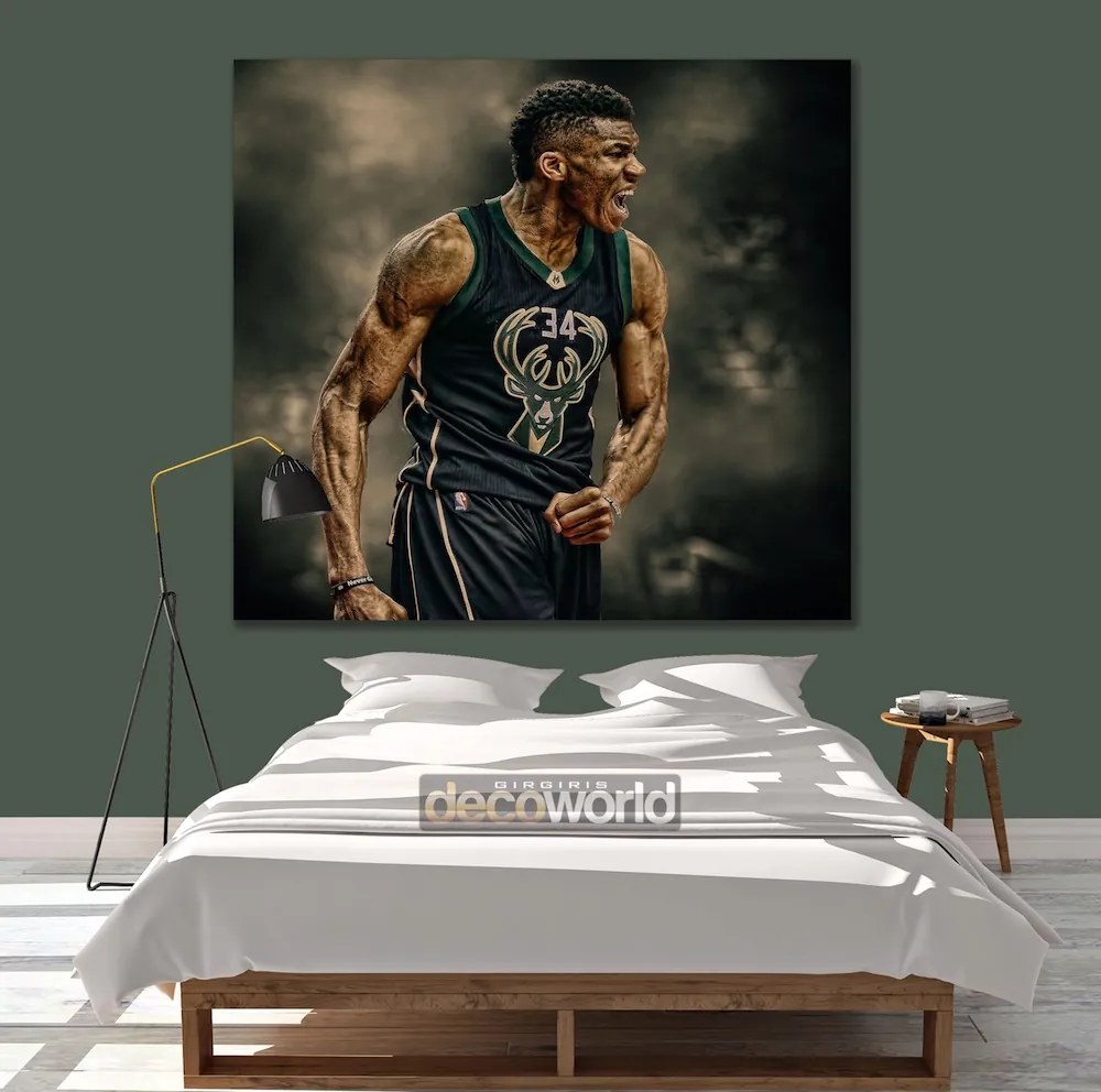 Πίνακας σε καμβά NBA Giannis Antetokoumpo KNV969 65cm x 65cm