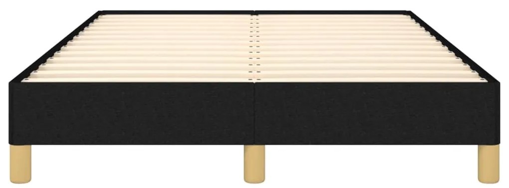 vidaXL Πλαίσιο Κρεβατιού χωρίς στρώμα Μαύρο 120x190 εκ. Υφασμάτινο