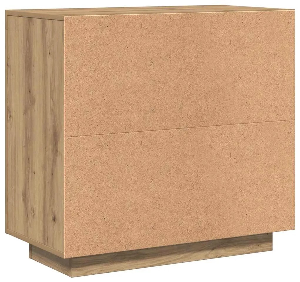 vidaXL Μπουφές Τεχνίτης Δρυς 80x40x75 εκ. από Επεξεργασμένο Ξύλο