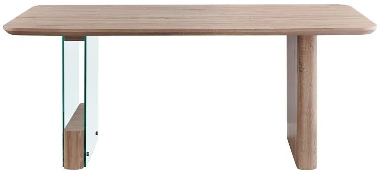 Tραπέζι Faghan καφέ mdf 180x90x76εκ 180x90x76 εκ.