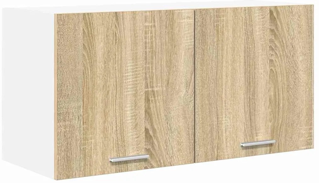 vidaXL Κρεμαστό ντουλάπι με αποθήκευση Δρύς Sonoma 80 x 31 x 40 εκ