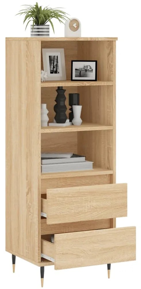 vidaXL Ντουλάπι Sonoma Δρυς 40x36x110 εκ. από Επεξεργασμένο Ξύλο