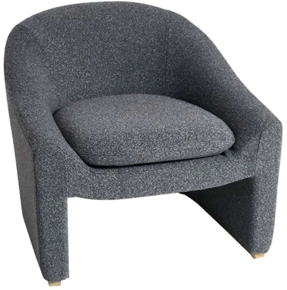 Πολυθρόνα Cloud Μπουκλέ 735-2209-GL 76x76x71cm Grey