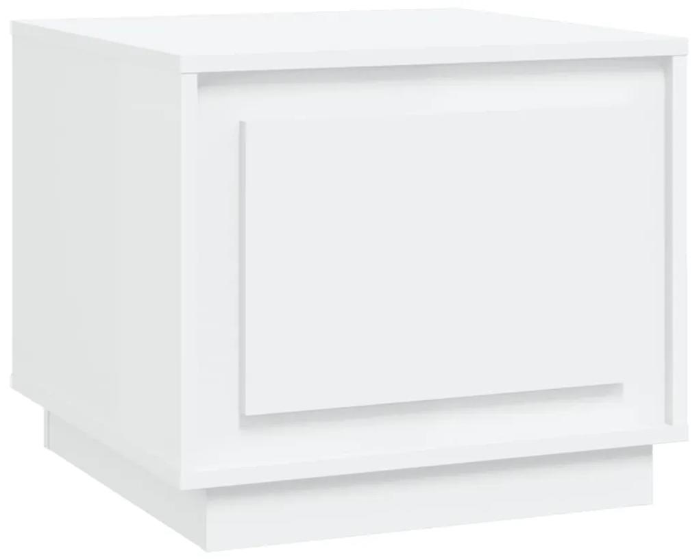 vidaXL Τραπεζάκι Σαλονιού Λευκό 51 x 50 x 44 εκ. από Επεξεργ. Ξύλο