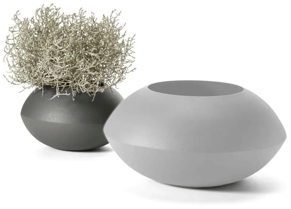 Βάζο Holm S 257007 18x10cm Anthracite Philippi Steel
