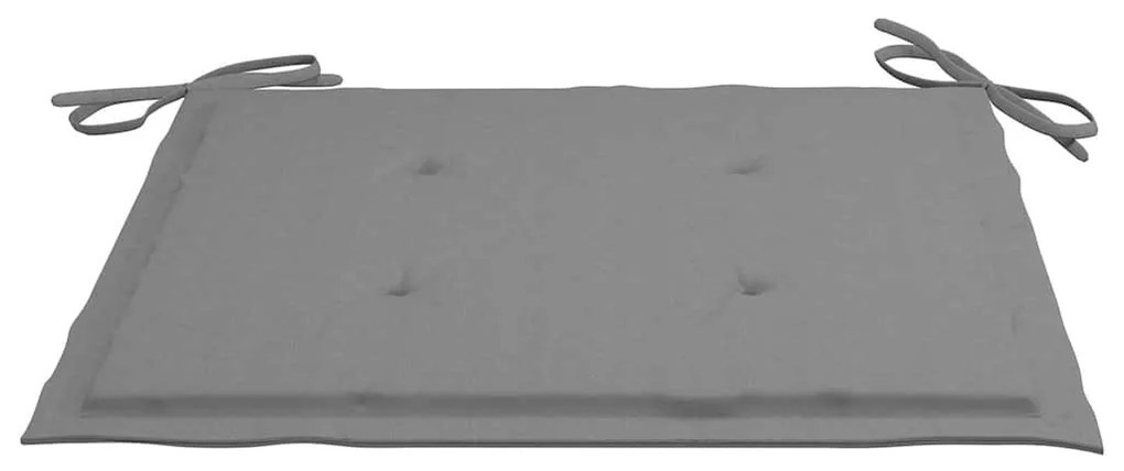 vidaXL Καρέκλες Κήπου Πτυσσόμενες 6 τεμ. Μασίφ Ξύλο Teak με Μαξιλάρια