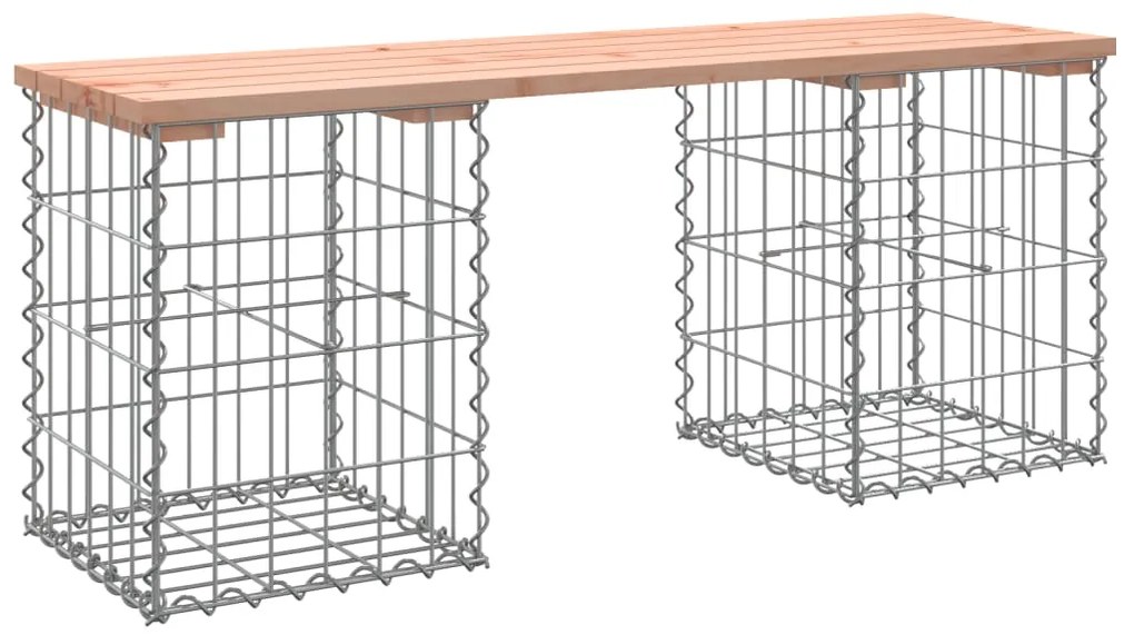 vidaXL Πάγκος Κήπου Συρματοκιβώτιο 103x31x42 εκ. Μασίφ Ψευδοτσούγκα