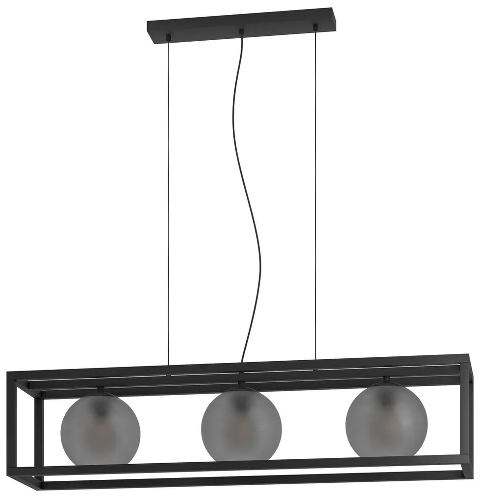 Φωτιστικό Κρεμαστό Eglo 390215 ARANGONA Μαύρο Ματ (Black Mat)
