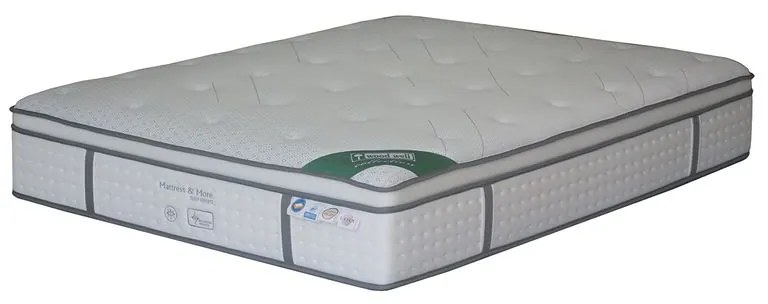 ΣΤΡΩΜΑ Pocket Spring 5-Zone Gel Memory Foam   Latex, Μονής Όψης (2)  160x200x(34/32)cm [-Άσπρο-] [-Foam Memory/Latex-] Ε2059,2