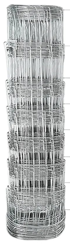 vidaXL Field Fence 0.8x100 μ Γαλβανισμένος χάλυβας