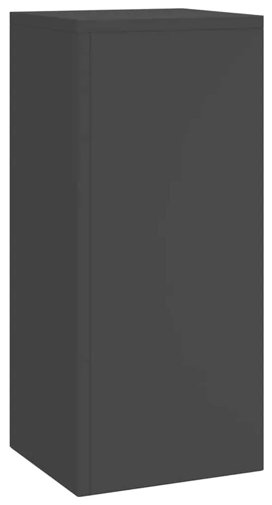 vidaXL Στήριξη φυτών 2 pcs Μαύρο 24 x 24 x 55 εκ. Ατσάλι