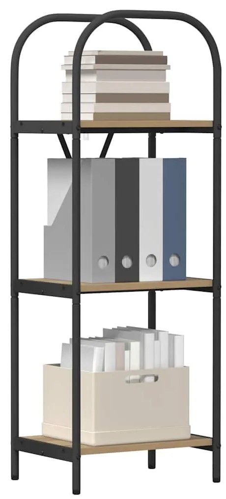 vidaXL Ράφι Βιβλίων artisan δρυς 40 x 30 x 109 εκ Επεξεργασμένο ξύλο