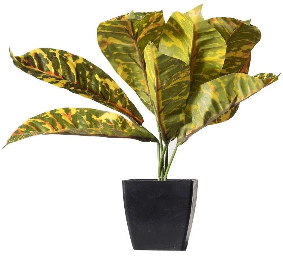 Τεχνητό Φυτό Κρότωνας 6060-6 16x19x30cm Multi Supergreens Polyethylene