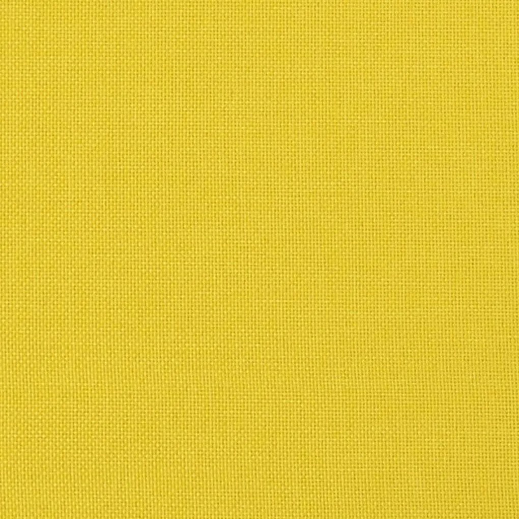 vidaXL Πολυθρόνα Ανοιχτό Κίτρινη 60 εκ. Υφασμάτινη