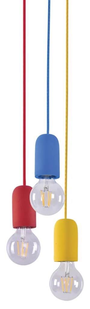 Φωτιστικό Οροφής  SE 149-RE IRIS PENDANT LAMP RED 1Z3 - 51W - 100W - 77-3577