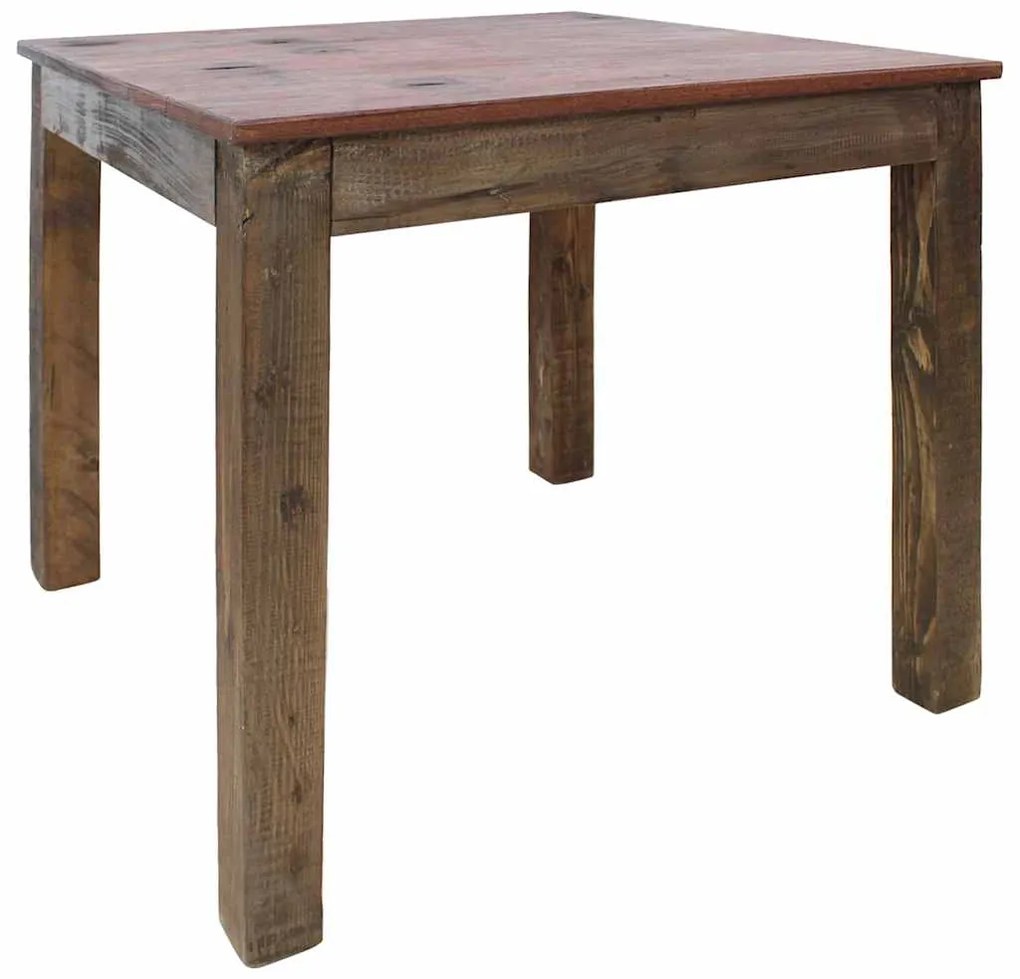 vidaXL Τραπέζι Τραπεζαρίας 82x80x76 εκ. από Μείγμα Ανακυκλωμένων Ξύλων