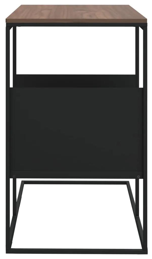 vidaXL Τραπέζι Βοηθητικό Μαύρο 55x36x59,5 εκ. από Επεξεργασμένο Ξύλο