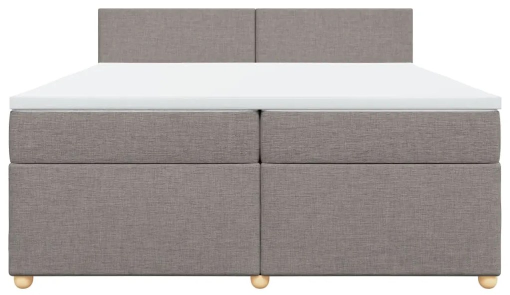 ΚΡΕΒΑΤΙ BOXSPRING ΜΕ ΣΤΡΩΜΑ TAUPE 200X200 ΕΚ. ΥΦΑΣΜΑΤΙΝΟ 3289084