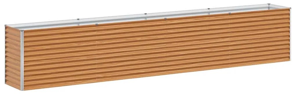 vidaXL Υπερυψωμένη Ζαρντινιέρα 390 x 50 x 68 εκ. Επικαλυμμένος Χάλυβας