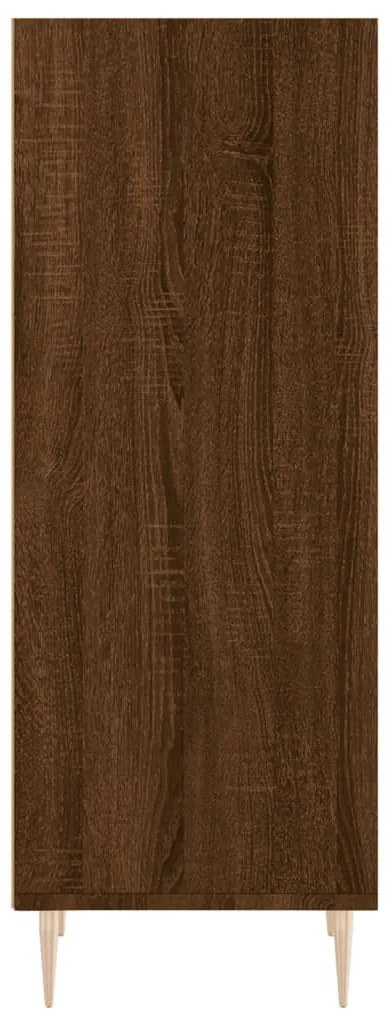 vidaXL Ντουλάπι Καφέ Δρυς 34,5x32,5x90 εκ. Επεξεργασμένο Ξύλο