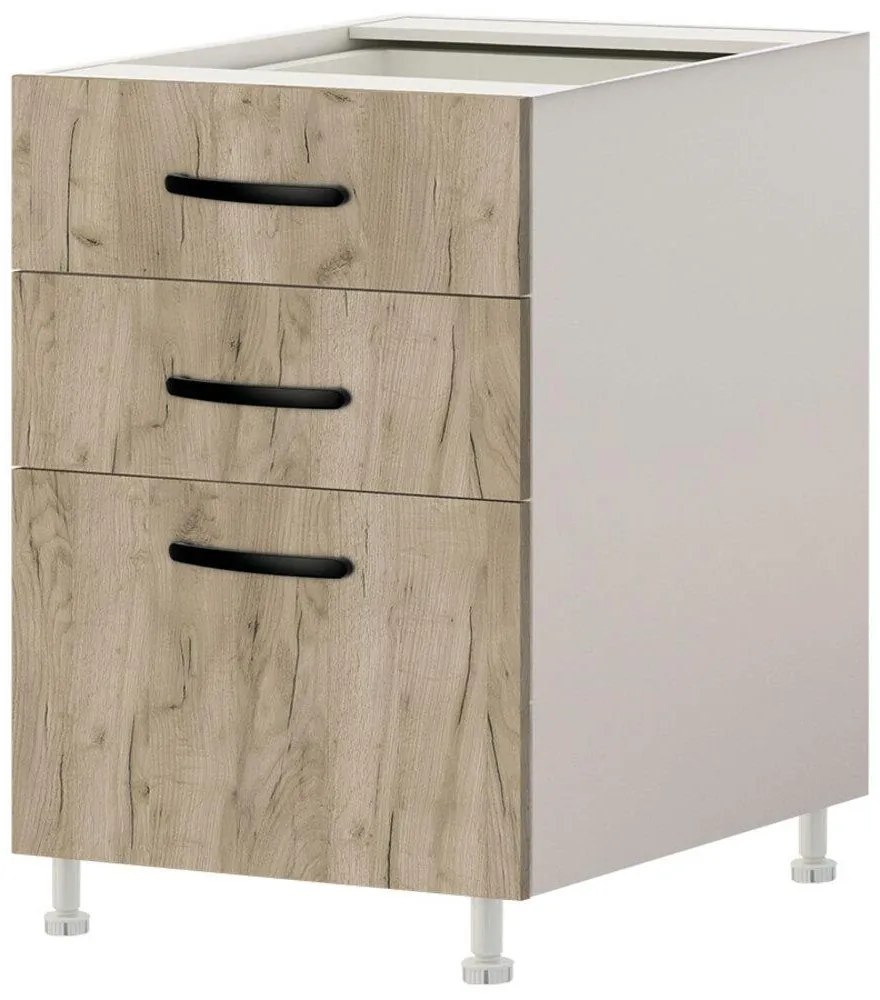 Floor cabinet Chest of drawers Emma 60 cm Γκρί