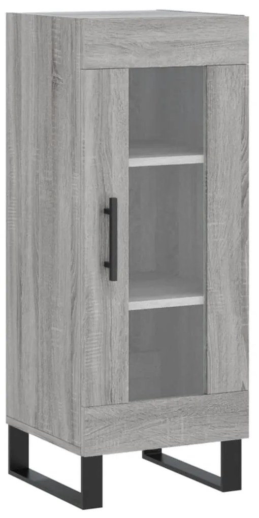 vidaXL Ντουλάπι Γκρι Sonoma 34,5x34x90 εκ. από Επεξεργασμένο Ξύλο