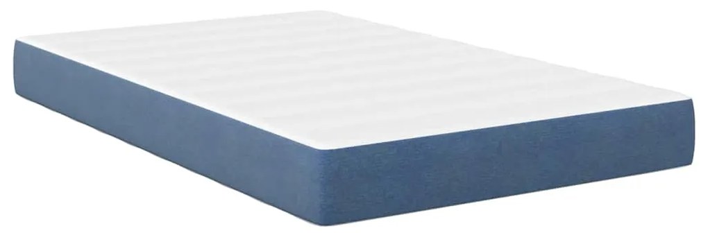vidaXL Στρώμα Κρεβατιού με στρώμα Μπλε 120 x 200 cm ύφασμα