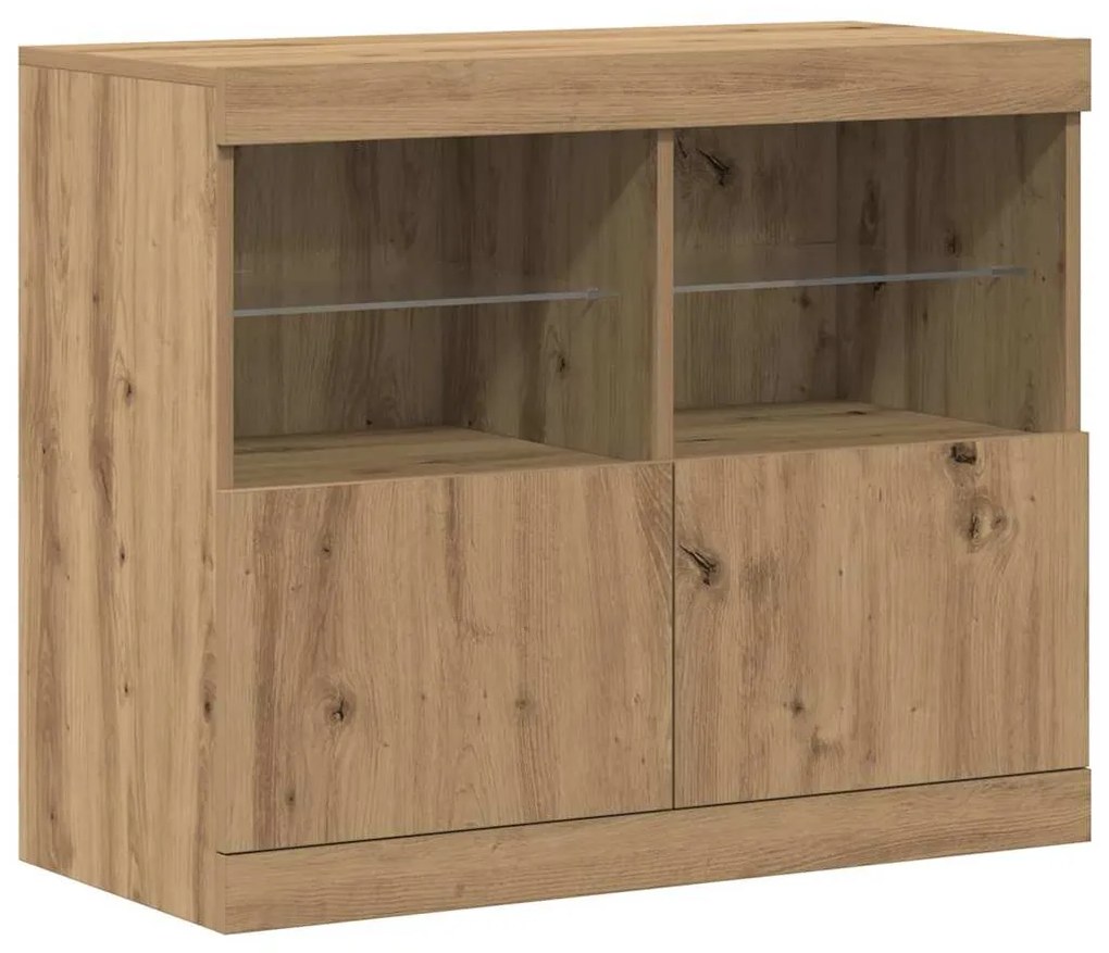 vidaXL Πλαϊνό γραφείο Καφέ 81 x 37 x 67 εκ. Επεξεργασμένο ξύλο