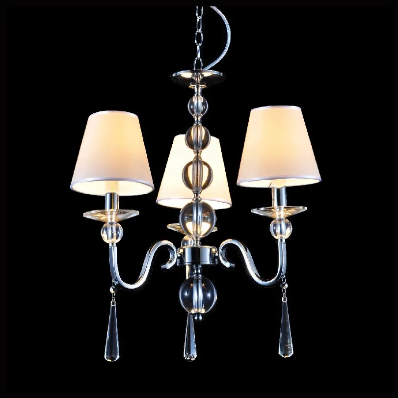 Πολυέλαιος Οροφής Aca Evita AD90043D Chrome/Pearl Silver