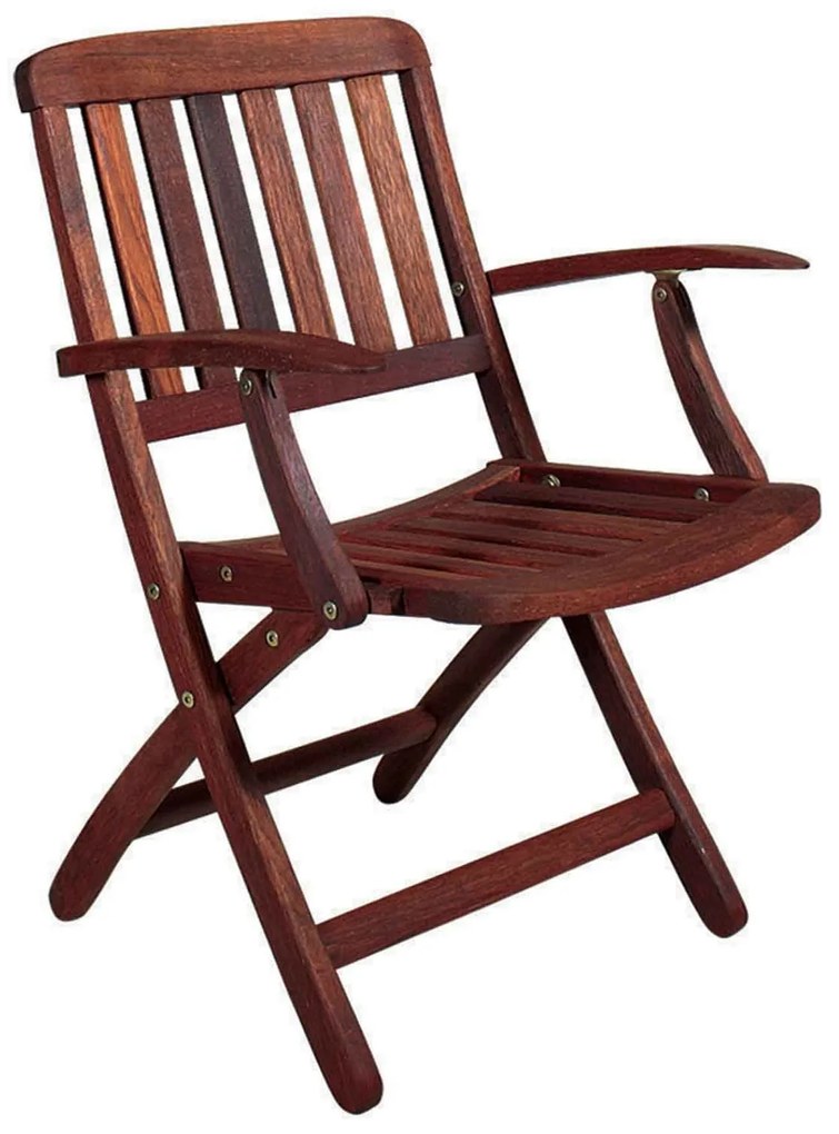 Πολυθρόνα Πτυσσόμενη PEGU Brown 61X52X83 cm
