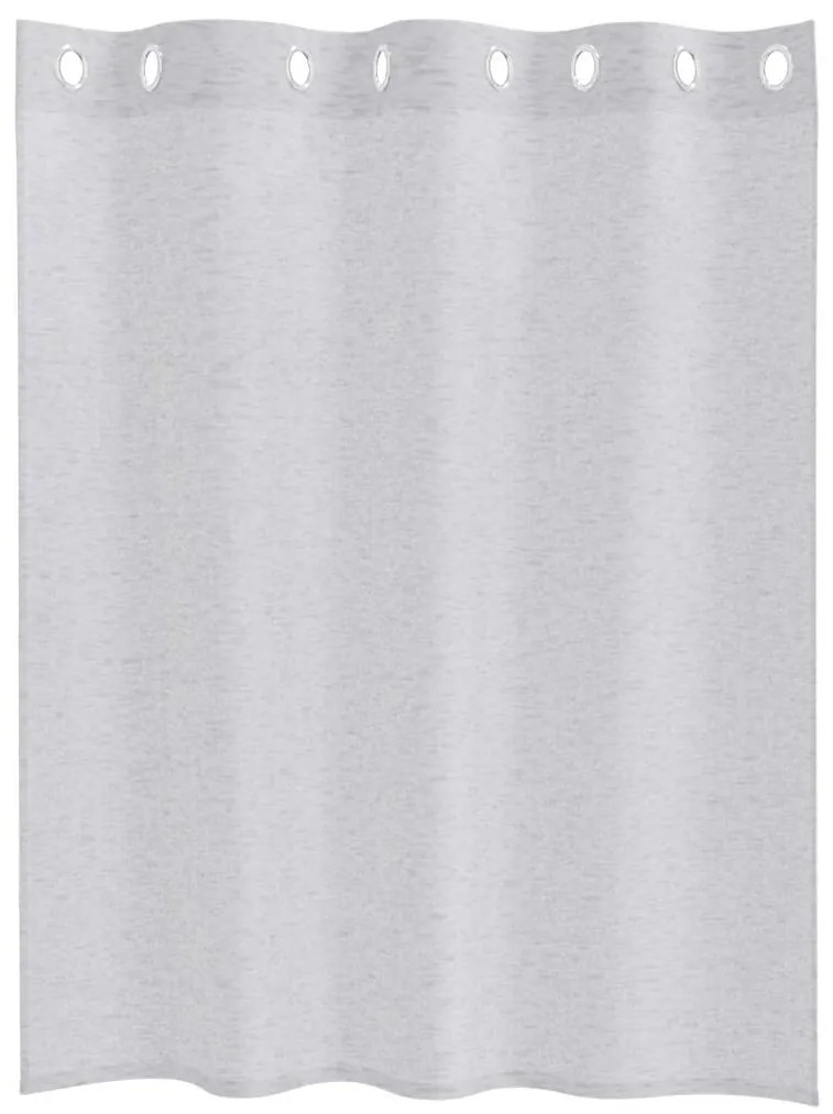 vidaXL Κουρτίνες με κουρτίνες 2 pcs Ανοιχτό γκρι 140x140εκ Πολυεστέρας