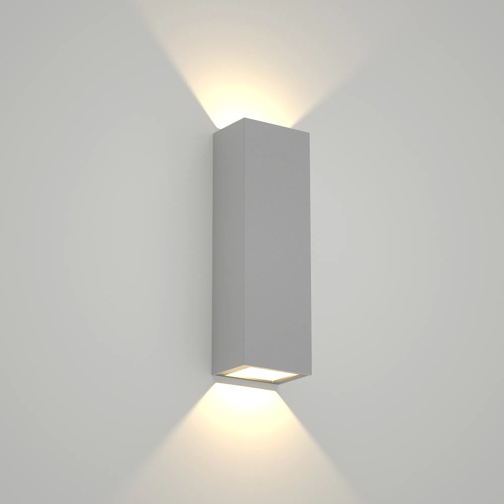 Φωτιστικό τοίχου Lanier LED 5W 3000K Outdoor Up-Down Adjustable Wall Lamp Grey D:12cmx4.1cm (80201031) - 80201031 - 1.5W - 20W - 80201031