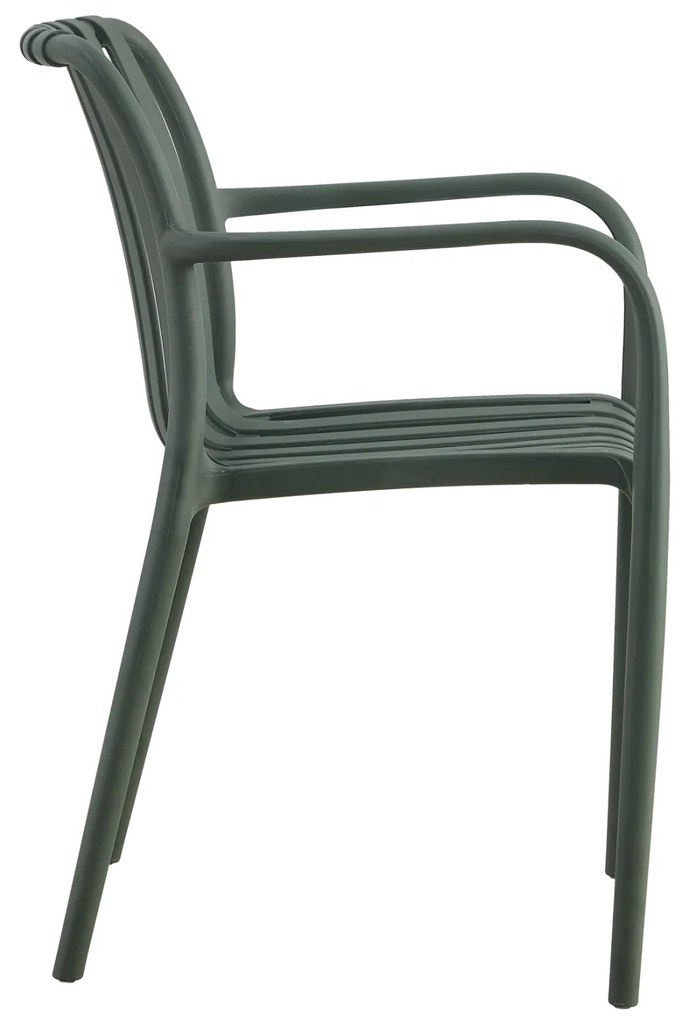 ΠΟΛΥΘΡΟΝΑ ΠΟΛΥΠΡΟΠΥΛΕΝΙΟΥ DARK OLIVE HM5940.07 45,5x56,5x80,5Υ εκ.