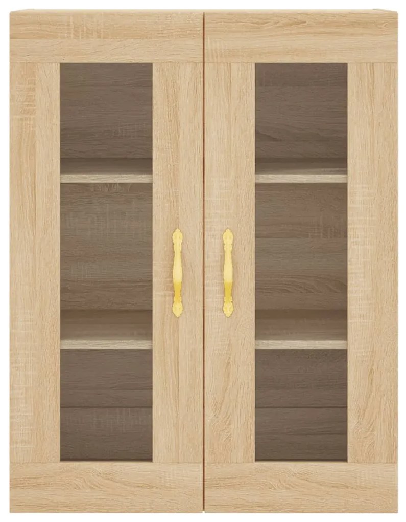 vidaXL Ντουλάπι Επιτοίχιο Sonoma Δρυς 69,5 x 34 x 90 εκ.