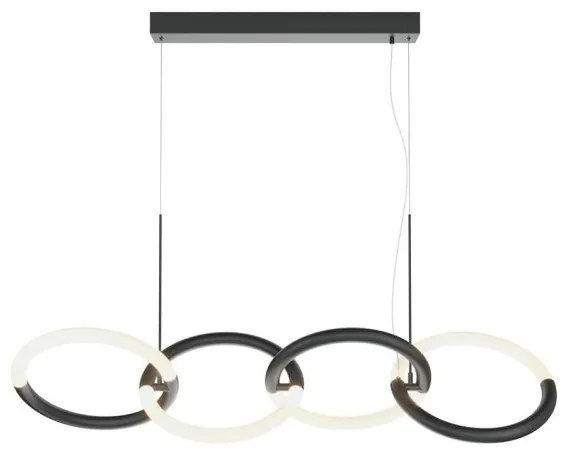 Κρεμαστό Φωτιστικό Οροφής LED 40W Node 3000K 120x27 MAYTONI-MOD165PL-L40B3K-Μαύρο MOD165PL-L40B3K