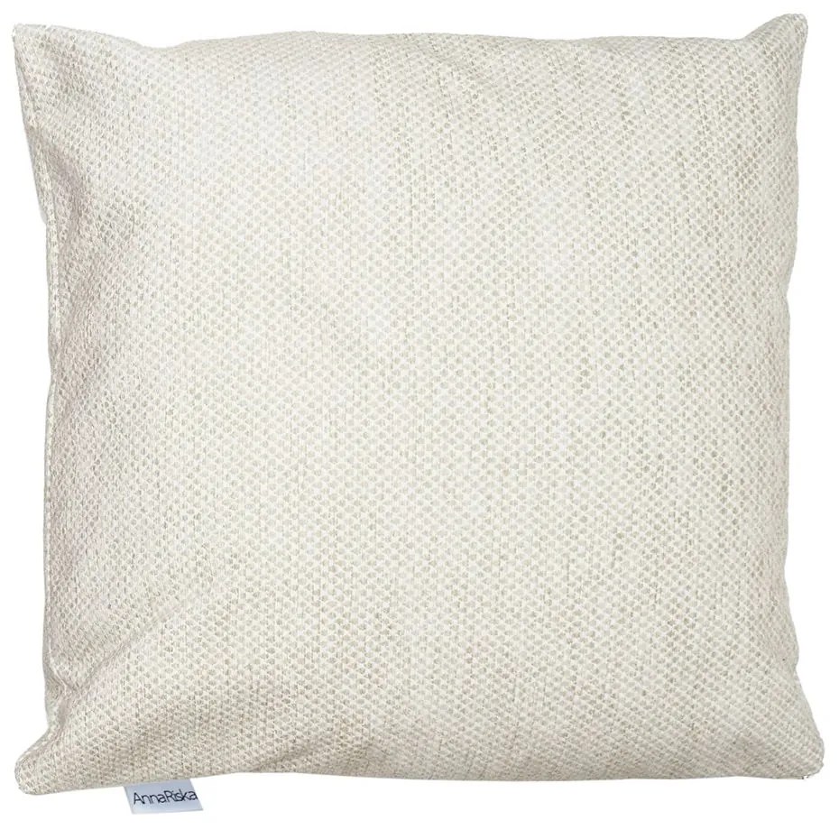 Μαξιλάρι Διακοσμητικό (Με Γέμιση) 1440 Ivory Anna Riska 42X42 Chenille