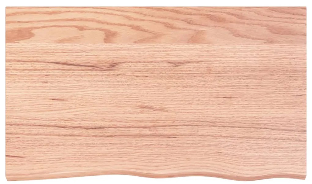 vidaXL Πάγκος Μπάνιου Αν. Καφέ 100x60x(2-4) εκ. Επεξεργ. Μασίφ Ξύλο