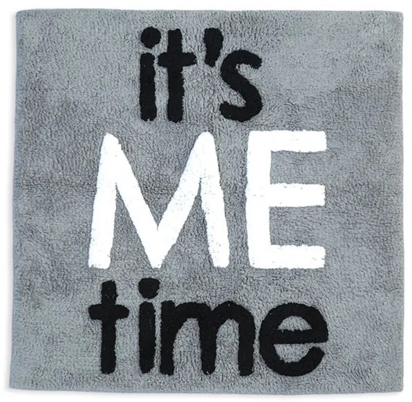 ΤΑΠΕΤΟ ΜΠΑΝΙΟΥ 80X80 IT'S ME TIME - Grey 5205495501550