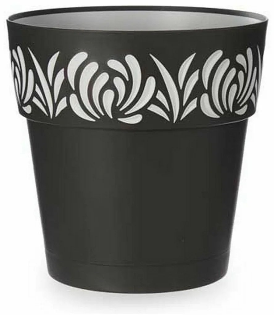 Αυτοποτιστικη Γλάστρα Stefanplast Gaia Ανθρακί Πλαστική ύλη 29 x 29 x 29 cm (x6)