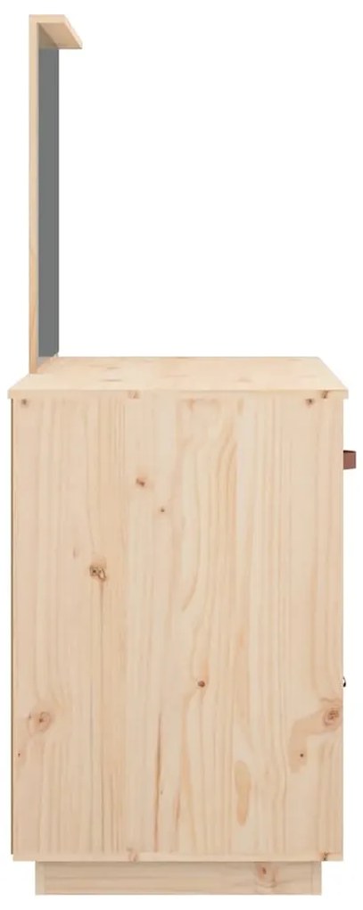 vidaXL Μπουντουάρ 95x50x134 εκ. Μασίφ Ξύλο Πεύκου