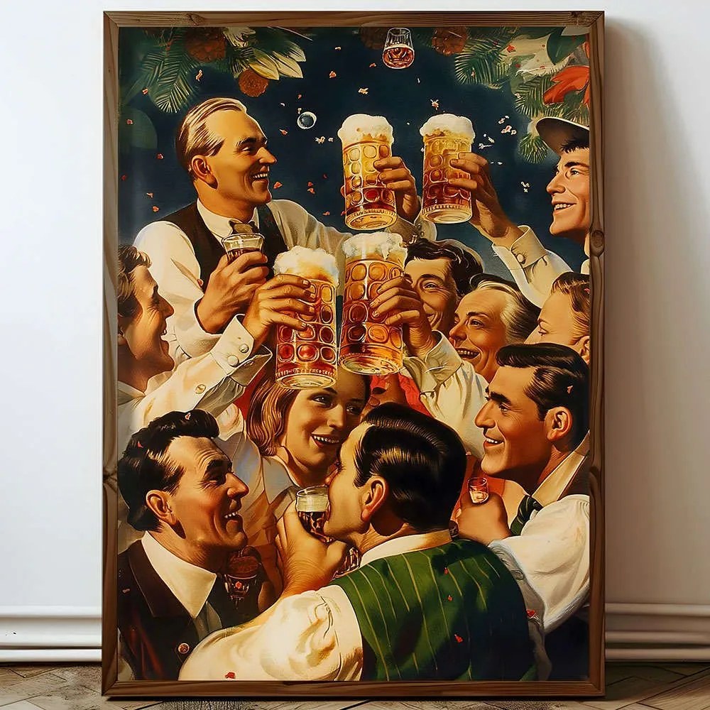 Κάδρο 856EVL1597 50x3,5x70cm Multi Wallity Κάθετοι Mdf, Wood