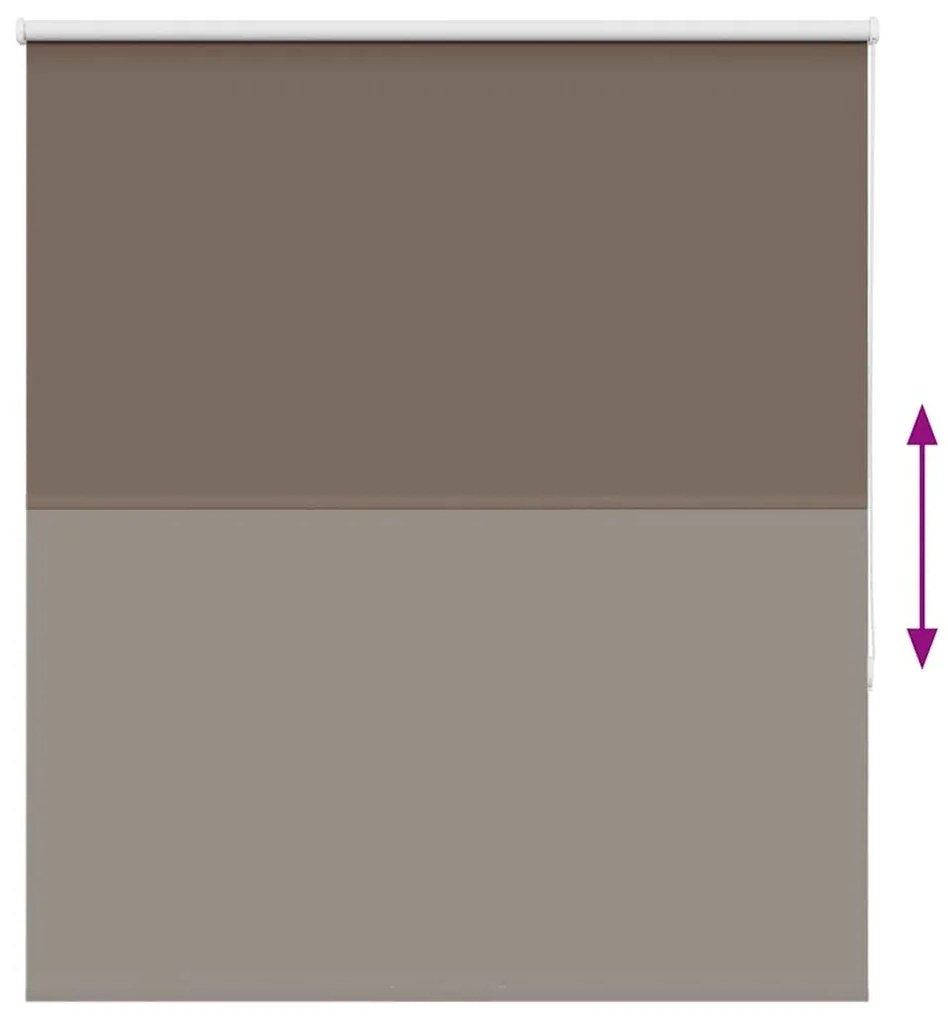 Ρολέρ Μπλακάουτ Coffee 120x130 εκ. Πλάτος υφάσματος 116,6 εκ. - Καφέ