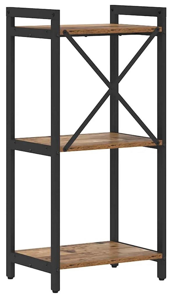 vidaXL Βιβλιοθήκη Παλαιό ξύλο 40 x 30 x 83 εκ Επεξεργασμένο ξύλο