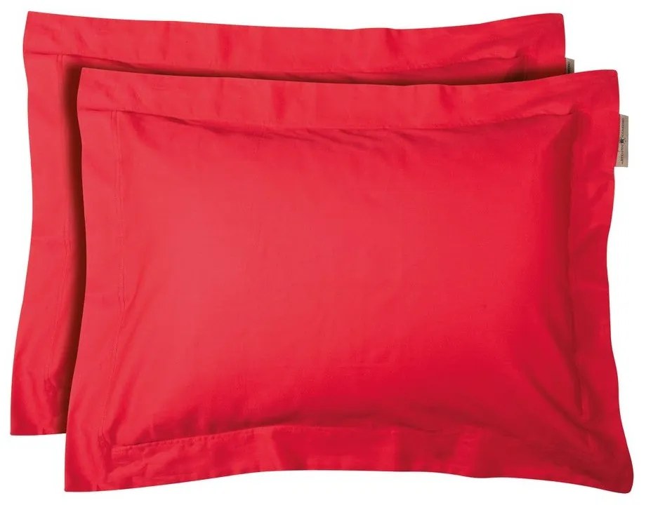 Μαξιλαροθήκες 2260 (Σετ 2τμχ) Red Greenwich Polo Club 50Χ70 50x70cm 100% Cotton Satin