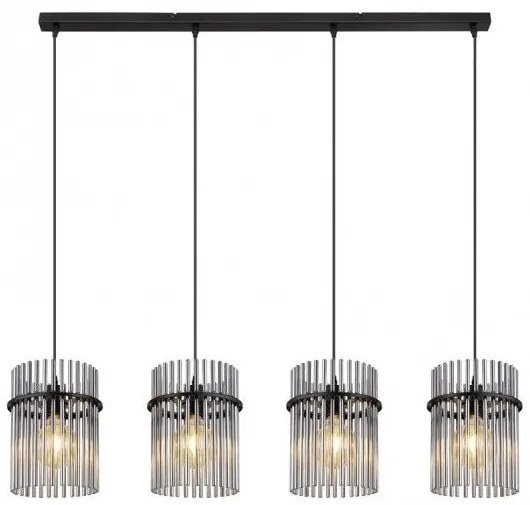 Κρεμαστό Φωτιστικό Οροφής 4xE27 Gorley Globo Lighting 15698-4H Μαύρο