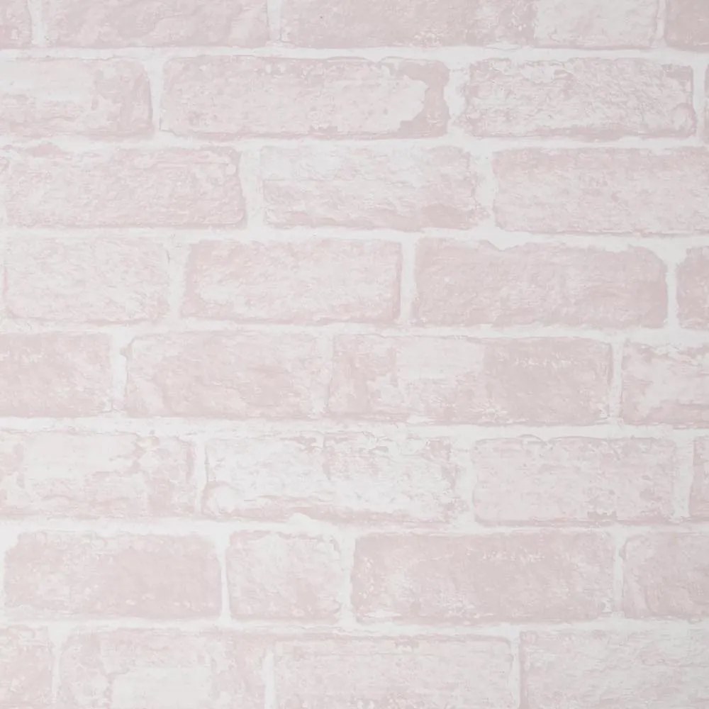 Ταπετσαρία τοίχου ροζ τούβλο 108591 530Χ1000cm