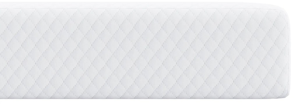 vidaXL Στρώματα Λευκό 70 x 200 cm 100% ύφασμα πολυεστέρα με τζακάρ